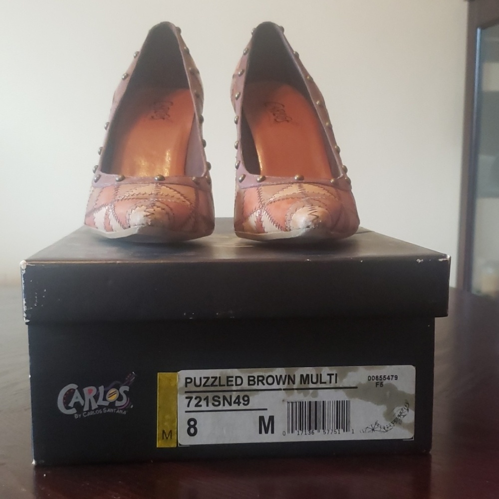 Slightly Worn Patchwork Pump - image 2